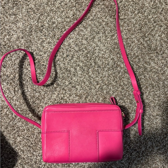 Tory Burch Hot Pink Leather Crossbody Bag - Picture 2 of 8